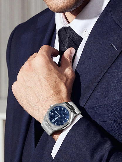 Luxury Business Stainless Steel Waterproof Watch 