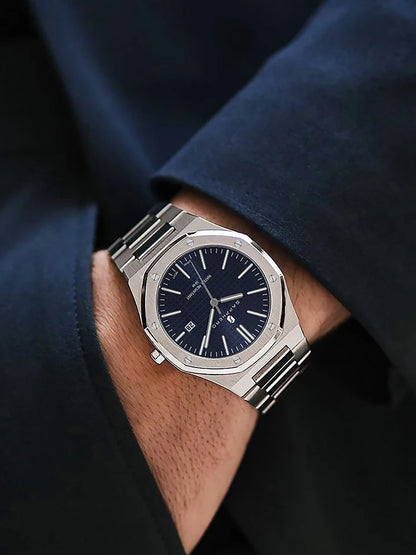 Luxury Business Stainless Steel Waterproof Watch 