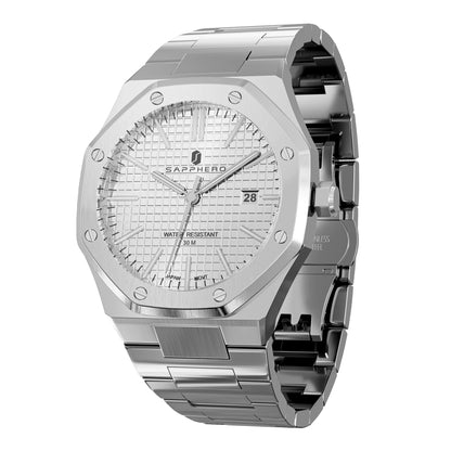 Luxury Business Stainless Steel Waterproof Watch 
