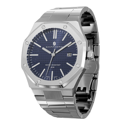Luxury Business Stainless Steel Waterproof Watch 
